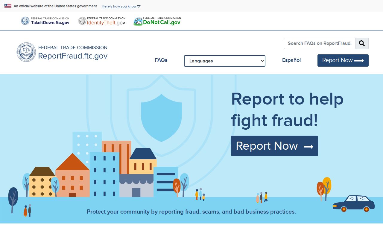 Glendora neighbors reference to FTC fraud reporting