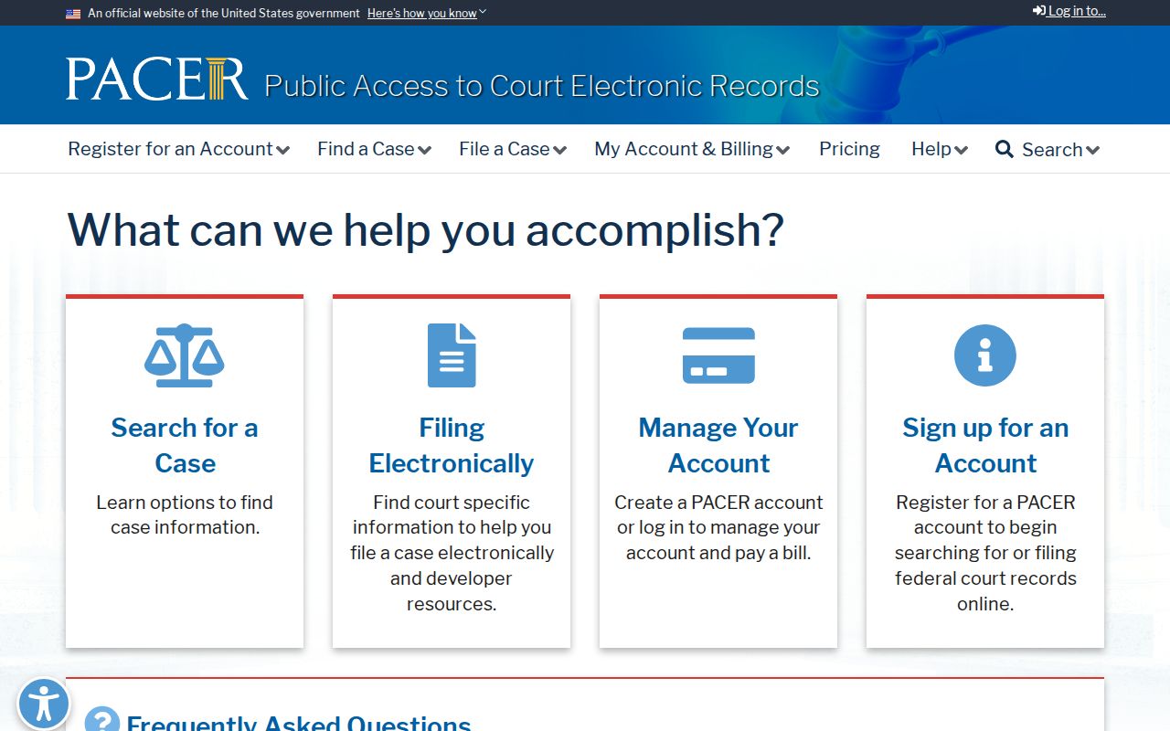 Glendora resident lookup reference to federal PACER court records