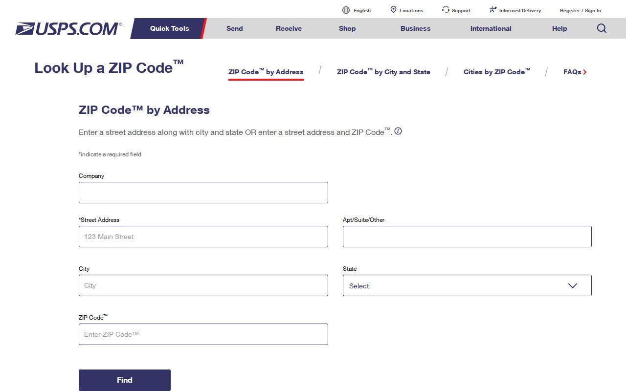 Glendora ZIP code directory reference to USPS address ZIP lookup